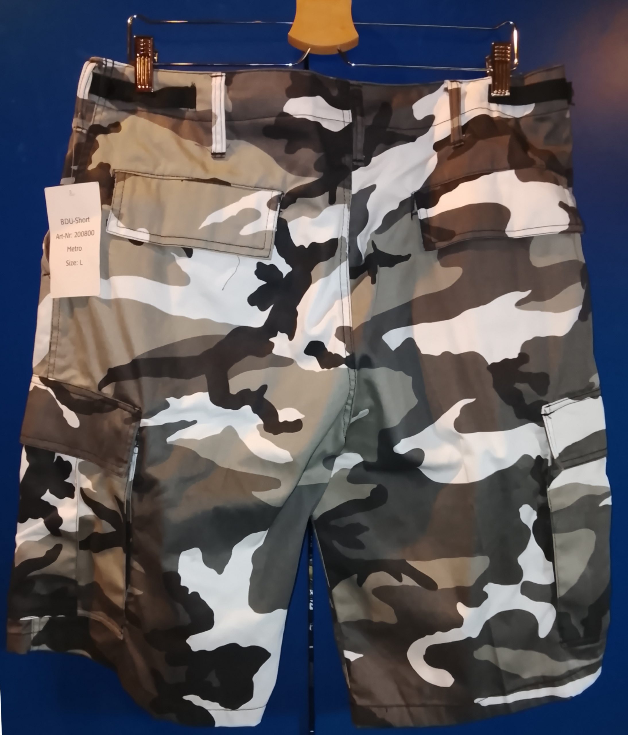 Cargo Camo Shorts Hose Camo Army Tarn BDU Brandit – Bild 2