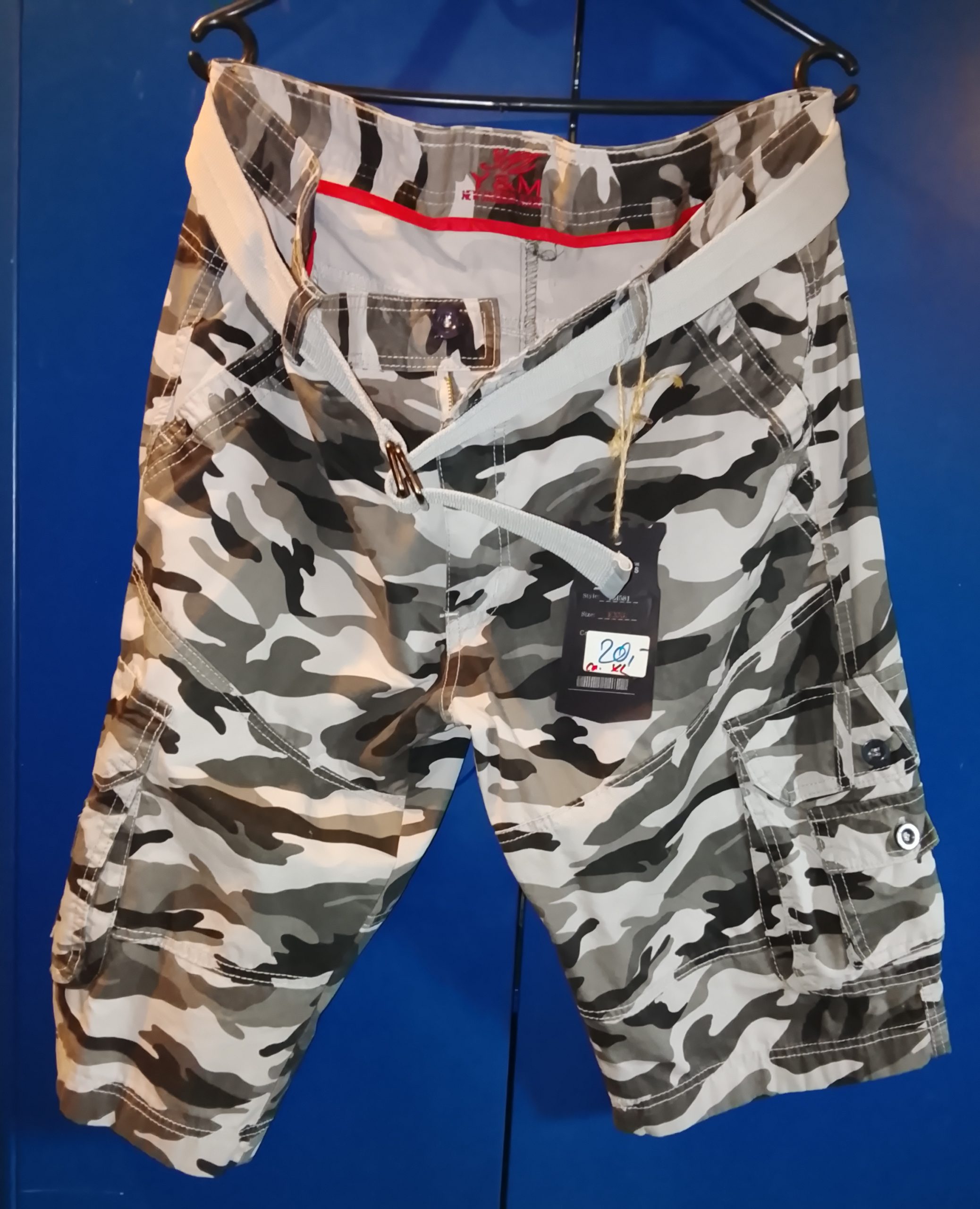 Cargo Camo Shorts Hose Camo Army Tarn BDU Brandit – Bild 3