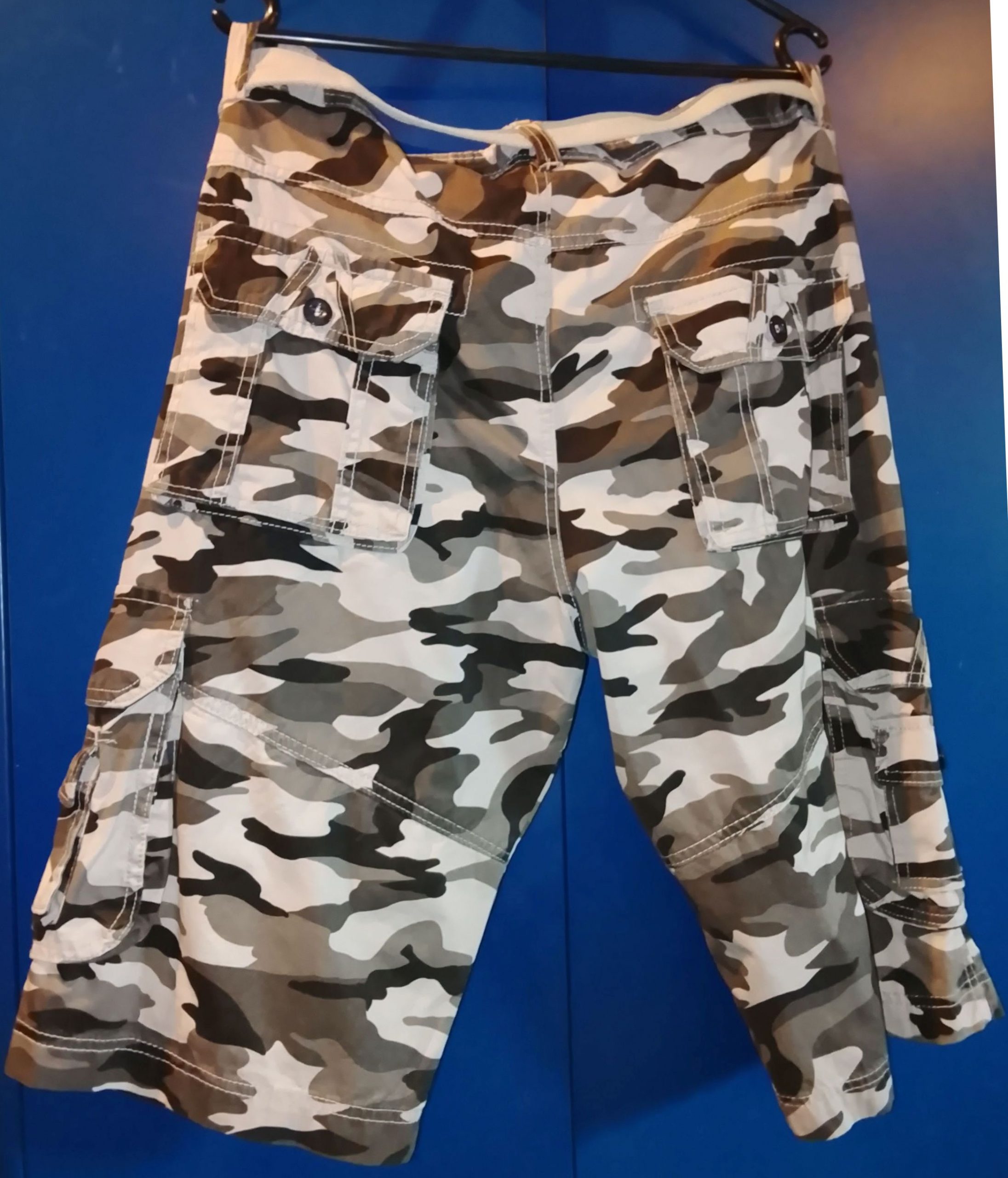 Cargo Camo Shorts Hose Camo Army Tarn BDU Brandit – Bild 4