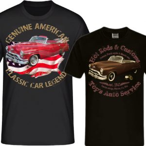 50s Oldsmobile Rocket 88 USA Oldtimer Classic car legends Design