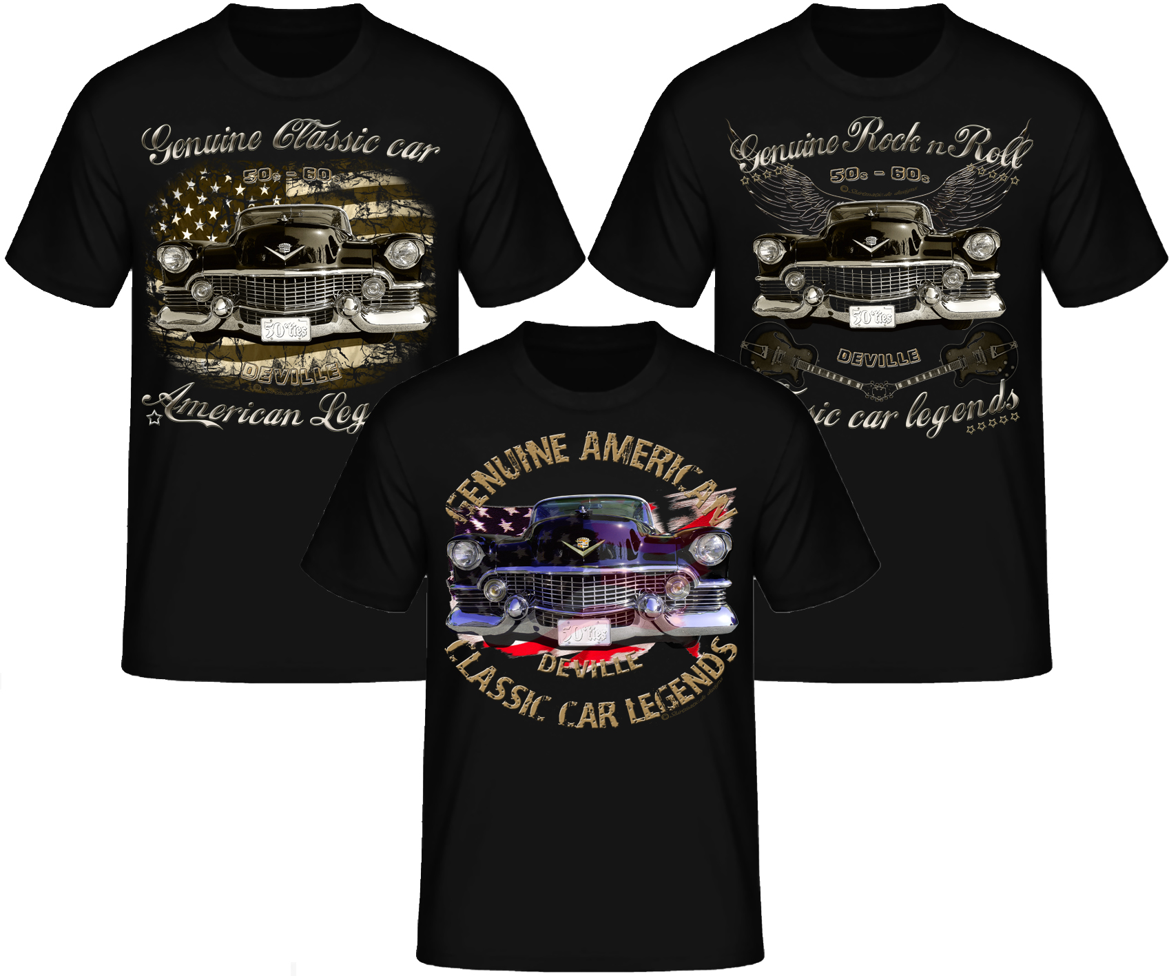 50s C4dillac De Ville Oldtimer American Classic Car legends USA Shirt