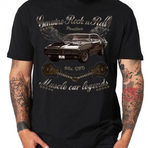 Shirtmatic 60s Pontiac GTO 1969 Oldtimer muscle car RocknRoll Shirt