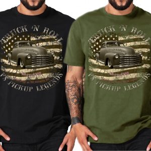 50s Chevy 3100 USA american Pickup Truck V8 Shirt