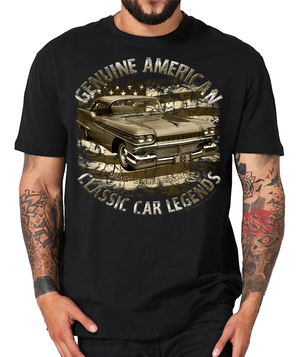 50s Oldsmobile 88 USA 1958 Oldtimer Classic car legends Design