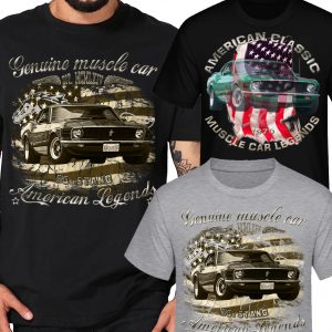 Mustang vintage 1970 Boss 302 USA Muscle car Pony Ford V8 Shirts