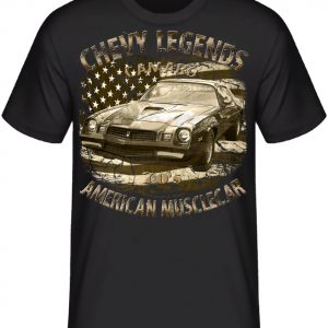 Shirtmatic 70s Camaro 1 muscle car Chevy american Shirt