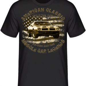 Shirtmatic 70s Pontiac TransAM 1974 Oldtimer muscle car Shirt