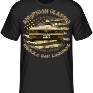 Shirtmatic 70s Pontiac TransAM 1977 Oldtimer muscle car Shirt