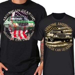 70s Gran Torino V8 vintage US car USA SHIRTMATIC Designer Shirt