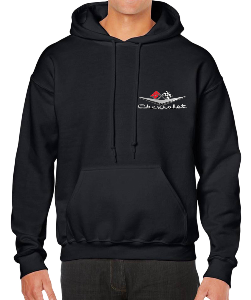 Hoodie Chevy american legends US Car V8 classic car – Bild 3