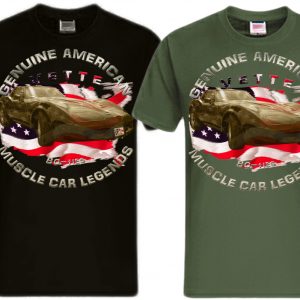 80-ties Vette Chevy V8 vintage USA Corvette SHIRTMATIC Designer Shirts