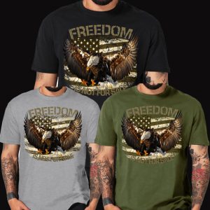 Freedom Eagle Adler USA Flag Fahne Stars & Stripes Amerika vintage