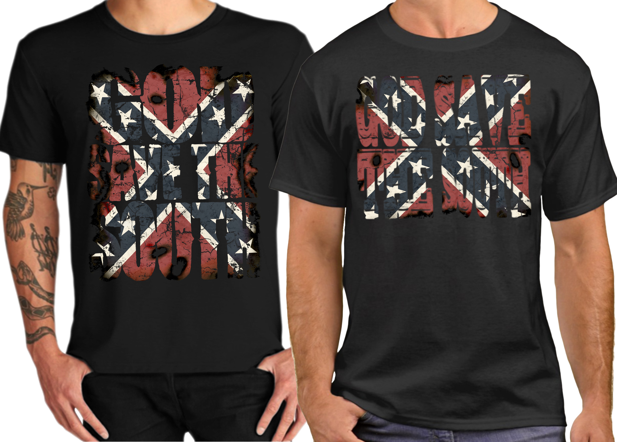 God save the south Freedom Design Shirts heritage Rebell