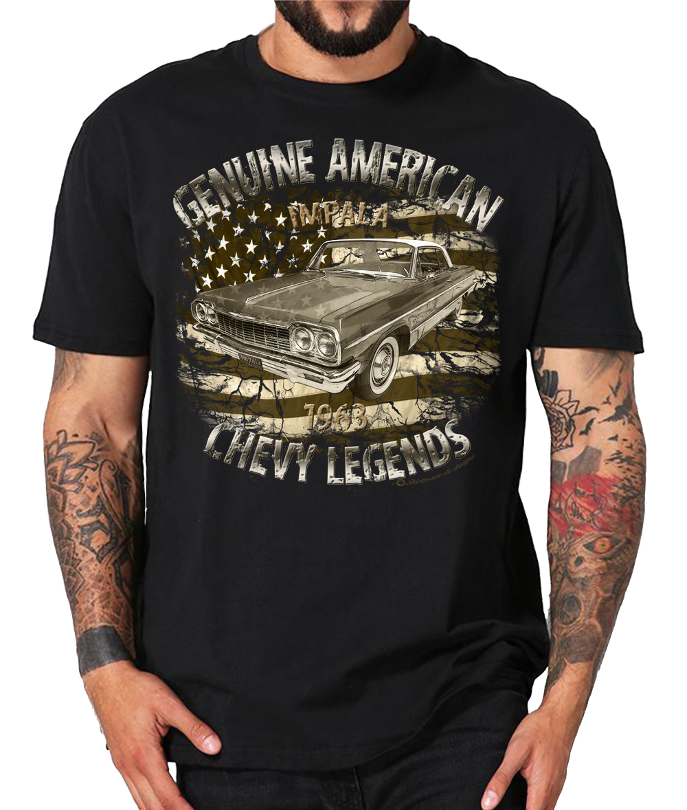 Shirtmatic 60s vintage Impala Chevy american legends Shirt