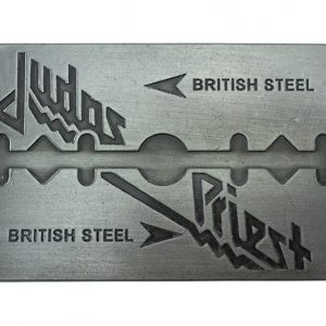 Judas Heavy Metal british steel Priest razor Band Buckle Gürtelschnalle Truemetal