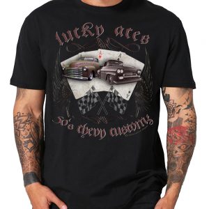 Lucky Aces 50s Chevy Pickups Hot Rod Vintage Auto Shirtmatic Shirt