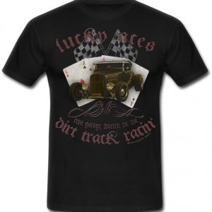 Lucky Aces Dirt Track Racing Hot Rod US Oldtimer Rockabilly Shirt
