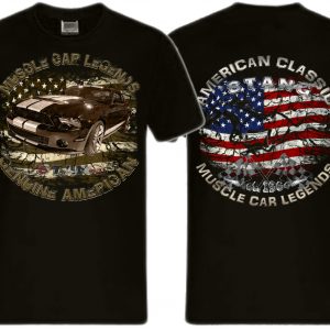 Mustang 2010-2014 American Pony muscle car V8 USA mit Rückenaufdruck