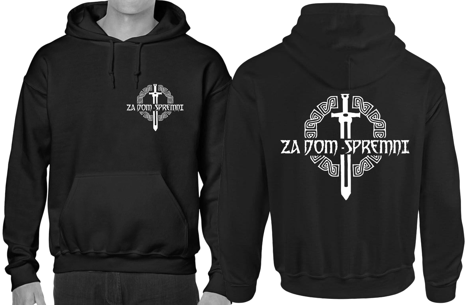 Hrvatska ZDS za dom spremni mac pleter Hoodie dukserica Kroatien Croatia