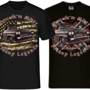 50s Apache Chevy Pickup US Car V8 Redneck USA Shirt