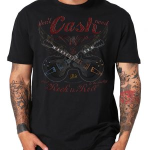 Cash Lucky Rock n Roll Rockabilly Guitars Gitarren vintage Shirt