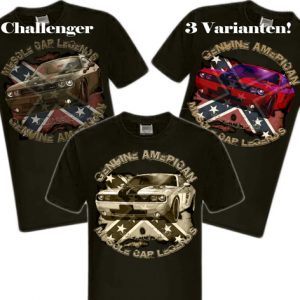 Modern Challenger USA Muscle car V8 Rebel retro Shirt