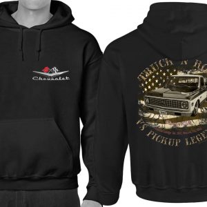 Hoodie Chevy C10 american pickup truck legend V8