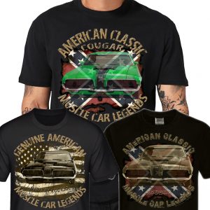 Mercury Cougar V8 vintage US car Rebel 70s USA SHIRTMATIC Shirt