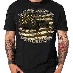 Modern Vette Chevy V8 vintage USA Corvette Z6 dark Shirt