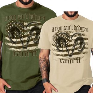 Dodgeit ram-it american trucks Shirt US Car V8 oliv o. sand