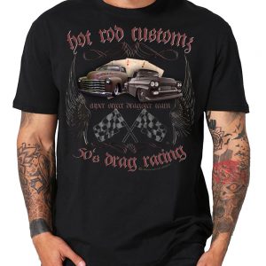 Shirtmatic Hot Rods Rat Rods Street Rod Chevy Oldtimer Drag racing Shirt