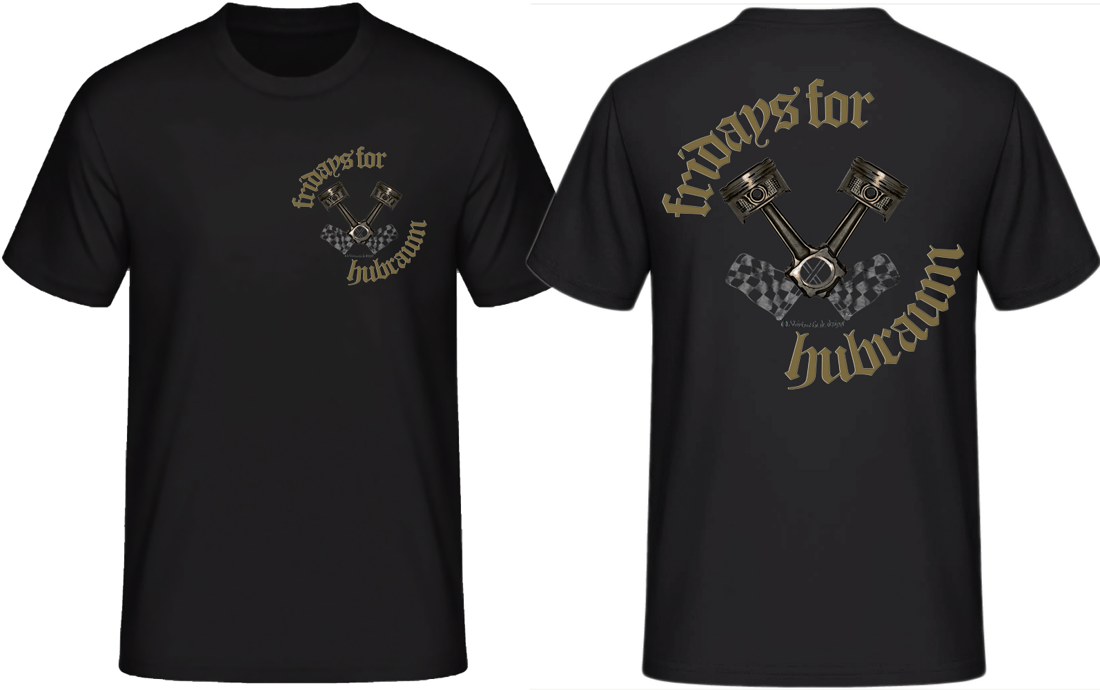 Fridays for Hubraum Future Freiheit Auto Motorrad Individualverkehr Shirt