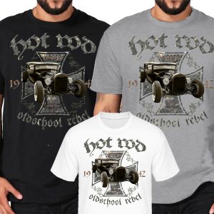 Hot Rod Rat Rod Oldschool Iron Cross 42 Oldtimer Shirt
