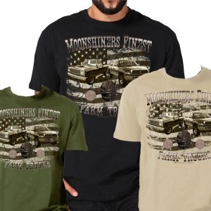 Moonshiners finest Farm Trucks RAMs american Pickup Shirt