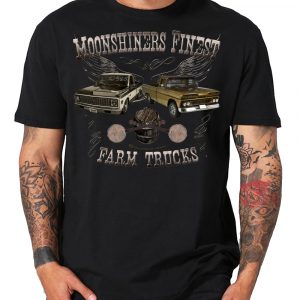 Moonshiners finest Farm Trucks 2 american Pickup Shirt