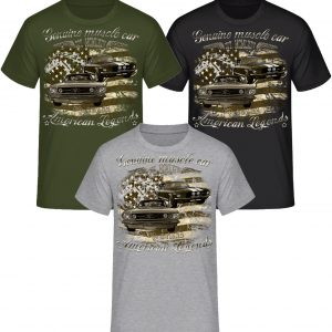 Mustang 60s Genuine USA Muscle car Pony Ford V8 SHIRTMATIC Shirts