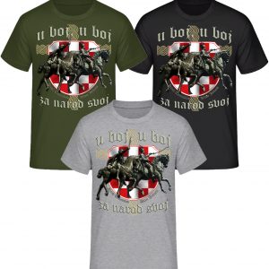 Hrvatska u boj za narod svoj Shirt Ban Jelacic Kralj Tomislav Kroatien