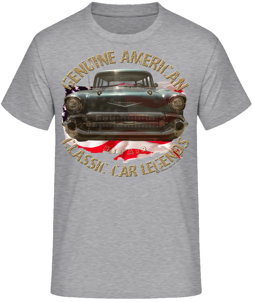 50s Bel Air Chevy american legends vintage und color Shirt – Bild 6
