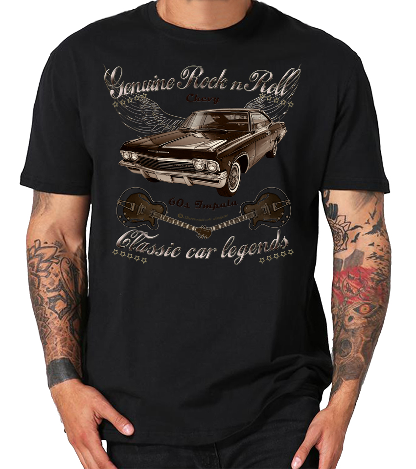 Shirtmatic 60s Impala Chevy american legends vintage RocknRoll