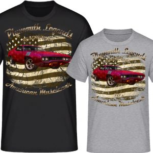 70s red Roadrunner Plymouth vintage USA V8 SHIRTMATIC T-Shirts