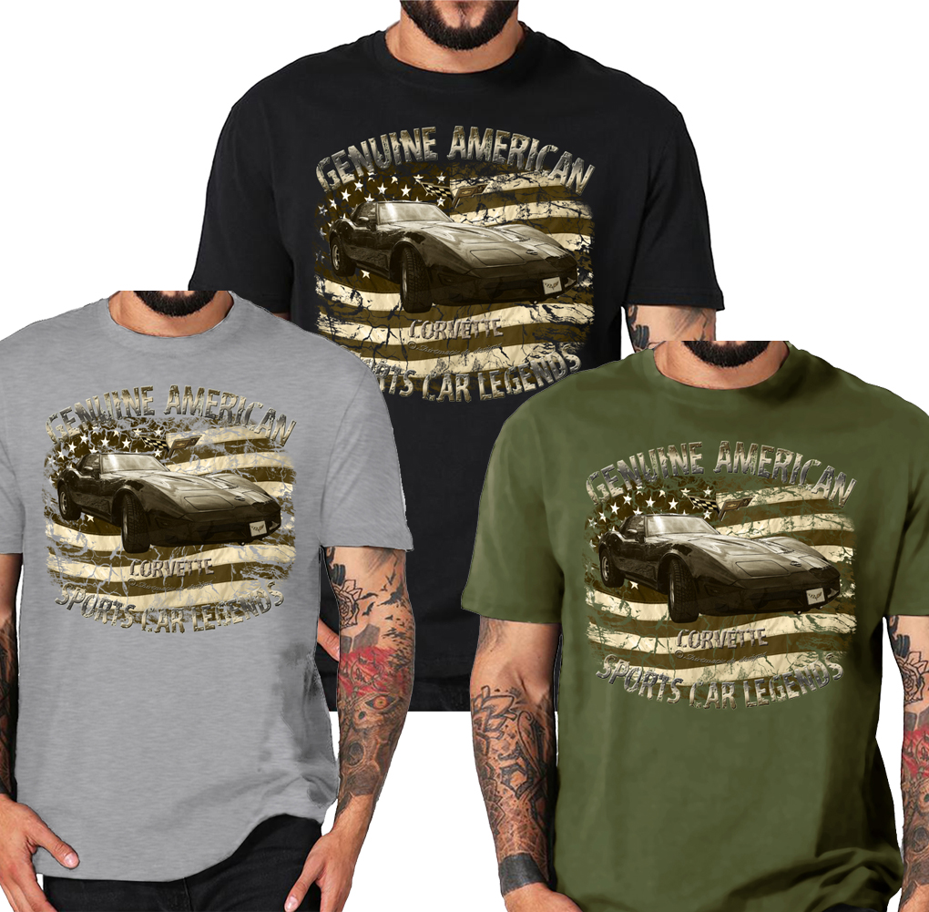 80s Vette USA Chevy V8 vintage Corvette SHIRTMATIC Shirts