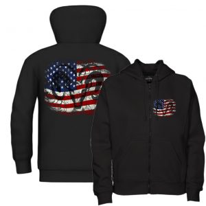 Zip Hoodie Rams Widder USA Car V8 pickup