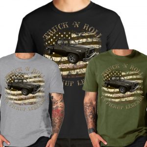 Chevy C10 Stepside american Pickup Truck US Car Shirt