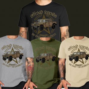 4X4 Offroad legends Humvee Hummer SUV Army Pickup military Shirt