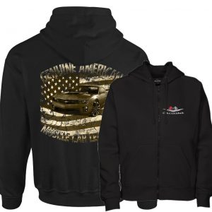 Modern camaro ZIP Hoodie Chevy US Car V8 muscle car