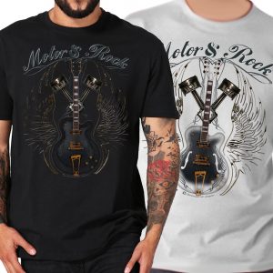 Motor Rock Rockabilly Guitar Gitarre vintage Shirt