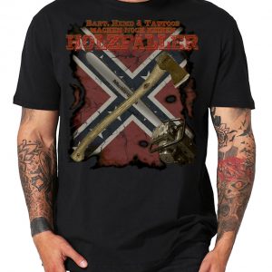 Holzfäller Bart Hemd Tattoo Rebel vintage Anti Hipster Shirt