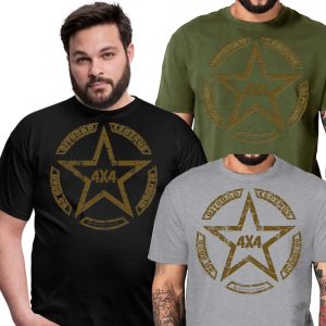 4X4 Offroad legends Star Geländewagen SUV Army Star military Shirt