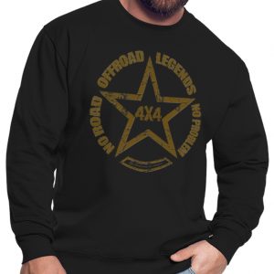 4X4 Star Offroad legends Geländewagen SUV Army military Sweatshirt
