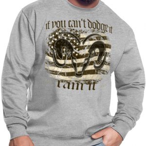 Sweatshirt cant dodgeit ram-it american Pickup US Car - XL, grau (meliert)